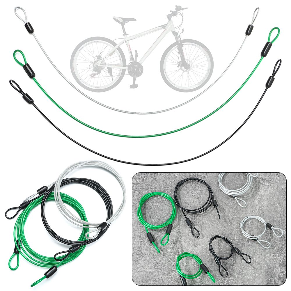 Cable Lock Flexible - 0.5/1/2M akcesoria rowerowe z drutu blokada