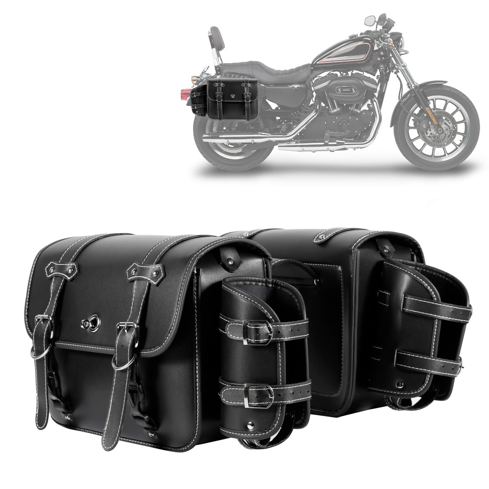 Panniers Waterproof Rear - Sakwy motocyklowe z uchwytem na kubek,
