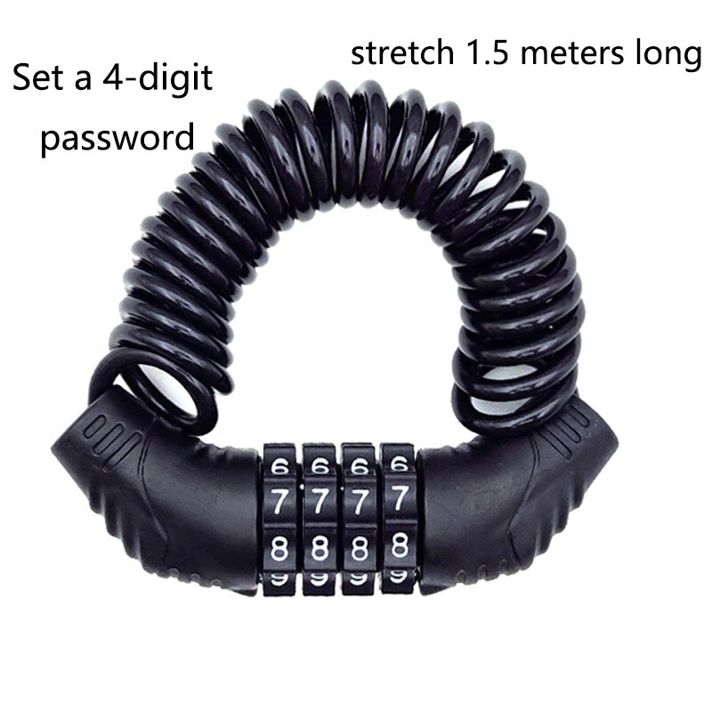 Przenośny 4-cyfrowy zamek szyf – Cable Lock Flexible recenzja i cena
