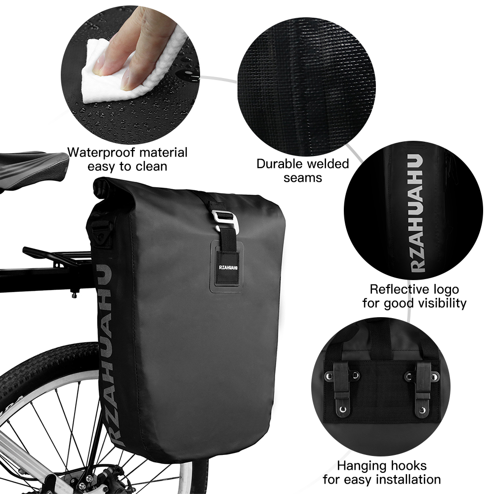 Torba boczna do roweru o pojem – Panniers Waterproof Rear recenzja i cena